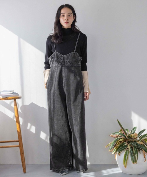 LOWRYS FARM（ローリーズファーム）の「ツートーンニットタートル 284588（ニット/セーター・レディース・アイボリー/ブラック/グレー・FREE）」の14枚目の写真