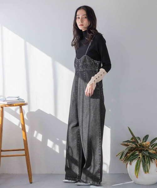 LOWRYS FARM（ローリーズファーム）の「ツートーンニットタートル 284588（ニット/セーター・レディース・アイボリー/ブラック/グレー・FREE）」の15枚目の写真