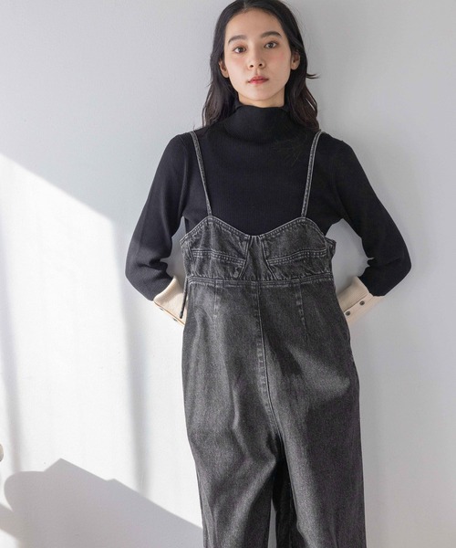 LOWRYS FARM（ローリーズファーム）の「ツートーンニットタートル 284588（ニット/セーター・レディース・アイボリー/ブラック/グレー・FREE）」の17枚目の写真