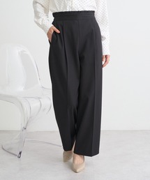 ウエストフリルワイドパンツ