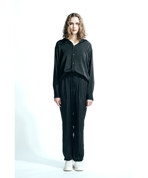 TORNADO MART∴ピーチフォギーサテンオーバーシャツ（シャツ/ブラウス