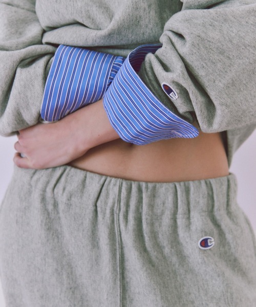セール】【Champion for ADAM ET ROPE'】別注 SWEAT WIDE PANTS