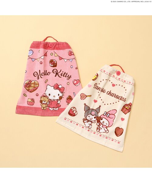 sanrio(サンリオ)の「【サンリオキャラクターズ】オリコウタオル(タオル・キッズ・レッド/オフホワイト・FREE)」の13枚目の写真