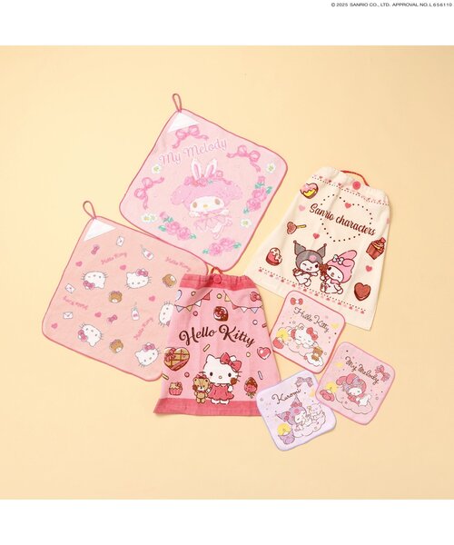 sanrio(サンリオ)の「【サンリオキャラクターズ】オリコウタオル(タオル・キッズ・レッド/オフホワイト・FREE)」の12枚目の写真