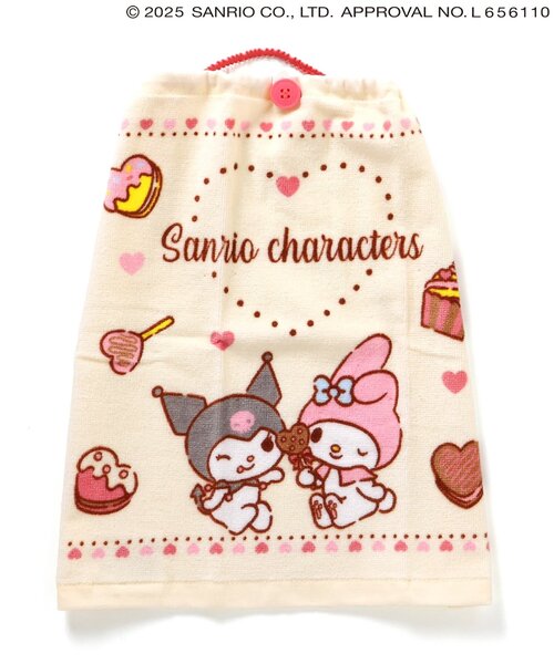 sanrio(サンリオ)の「【サンリオキャラクターズ】オリコウタオル(タオル・キッズ・レッド/オフホワイト・FREE)」の11枚目の写真