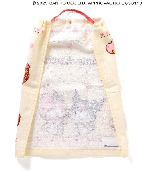 sanrio(サンリオ)の「【サンリオキャラクターズ】オリコウタオル(タオル・キッズ・レッド/オフホワイト・FREE)」の9枚目の写真