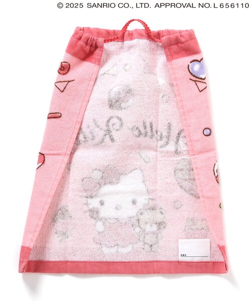 sanrio(サンリオ)の「【サンリオキャラクターズ】オリコウタオル(タオル・キッズ・レッド/オフホワイト・FREE)」の8枚目の写真