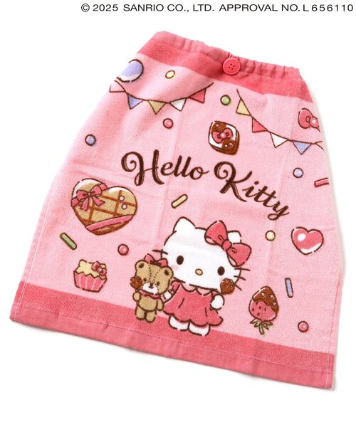 sanrio(サンリオ)の「【サンリオキャラクターズ】オリコウタオル(タオル・キッズ・レッド/オフホワイト・FREE)」の7枚目の写真