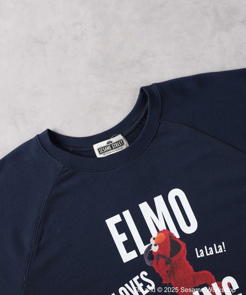 Right-on（ライトオン）の「【SESAME STREET】クルーネックスウェット（スウェット・レディース・ブラウン/ネイビー/ダークグレー/グレー・M/XL/L）」の11枚目の写真