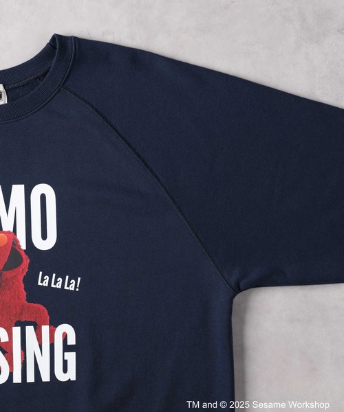 Right-on（ライトオン）の「【SESAME STREET】クルーネックスウェット（スウェット・レディース・ブラウン/ネイビー/ダークグレー/グレー・M/XL/L）」の12枚目の写真