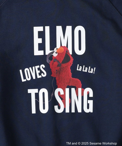 Right-on（ライトオン）の「【SESAME STREET】クルーネックスウェット（スウェット・レディース・ブラウン/ネイビー/ダークグレー/グレー・M/XL/L）」の14枚目の写真