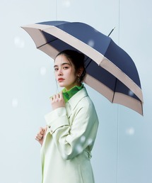 because（ビコーズ）の「【because】 UVカット率80%＆晴雨兼用で機能性抜群！バイカラーの絶妙な配色が目を引く、大人のためのプレーンバイカラー長傘（長傘・メンズ）」