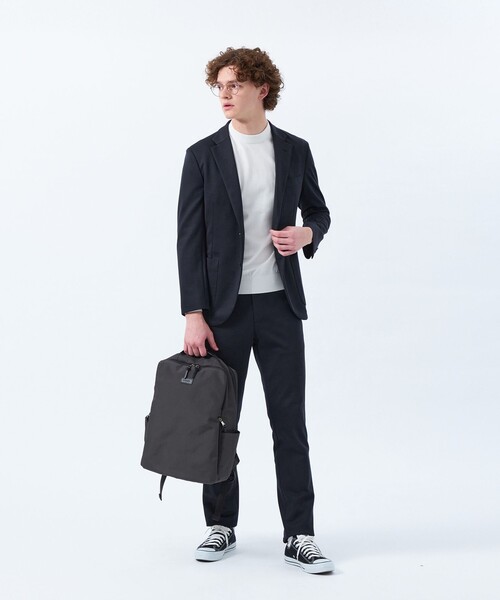 MACKINTOSH PHILOSOPHY(マッキントッシュ フィロソフィー)の「テーラードジャージー パンツ 24G梳毛ジャージー(その他パンツ・メンズ・ブラック/ダークネイビー・36/40/38/42)」の4枚目の写真