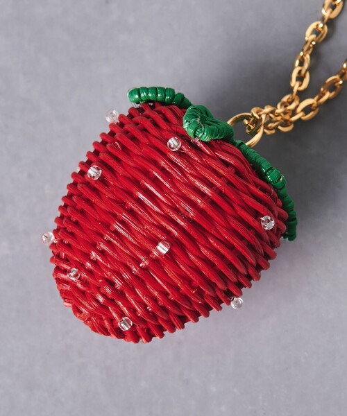 UNITED ARROWS（ユナイテッドアローズ）の「ラタン チャーム②（キーホルダー・レディース・ケリーグリーン/イエロー/レッド/ブラウン・FREE）」の9枚目の写真