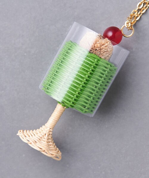 UNITED ARROWS（ユナイテッドアローズ）の「ラタン チャーム②（キーホルダー・レディース・ケリーグリーン/イエロー/レッド/ブラウン・FREE）」の15枚目の写真