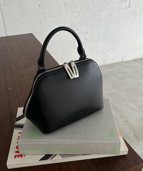 CAPRICIEUX LE'MAGE（カプリシューレマージュ）の「〈ADD CULUMN/アドカラム〉FIGRE SQUARE BOSTON（ボストンバッグ・レディース・ブラウン/ブラック・FREE）」の9枚目の写真