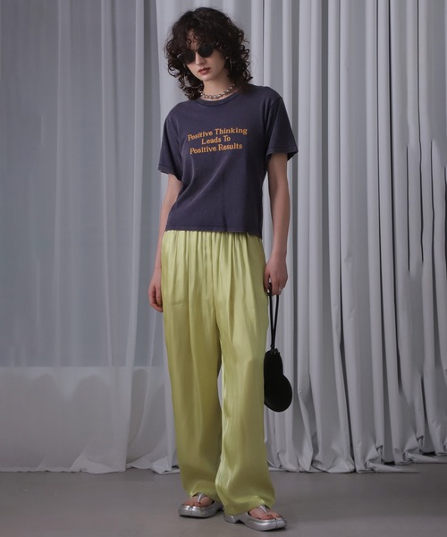 ROSE BUD(ローズバッド)の「LOGO T-SHIRT(Tシャツ/カットソー・レディース・レッド/ブルー/ネイビー・ONE SIZE)」の8枚目の写真