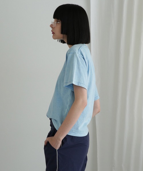 ROSE BUD(ローズバッド)の「LOGO T-SHIRT(Tシャツ/カットソー・レディース・レッド/ブルー/ネイビー・ONE SIZE)」の22枚目の写真