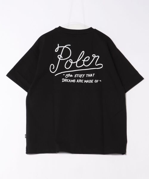 POLeR（ポーラー）の「【ムラサキスポーツ限定】POLER/ポーラー 半袖Tシャツ ビッグシルエット 吸湿速乾 259MCV0014（Tシャツ/カットソー・メンズ・ブラック/ホワイト/ネイビー・M/L/XL）」の19枚目の写真