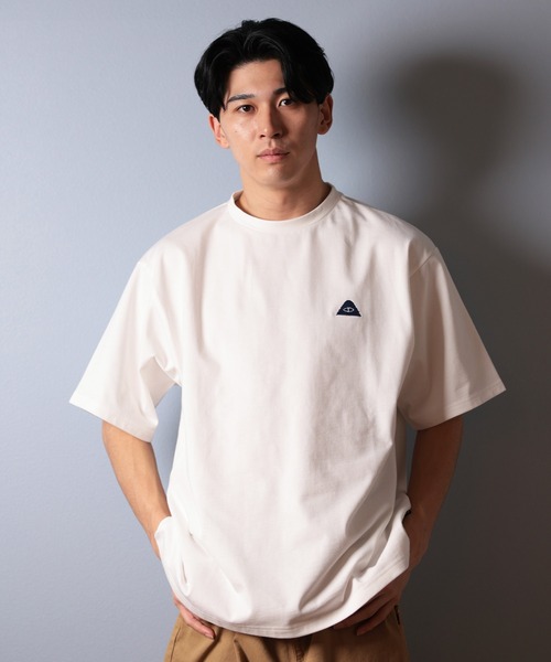 POLeR（ポーラー）の「【ムラサキスポーツ限定】POLER/ポーラー 半袖Tシャツ ビッグシルエット 吸湿速乾 259MCV0014（Tシャツ/カットソー・メンズ・ブラック/ホワイト/ネイビー・M/L/XL）」の4枚目の写真