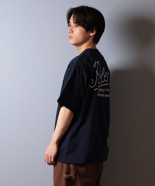 POLeR（ポーラー）の「【ムラサキスポーツ限定】POLER/ポーラー 半袖Tシャツ ビッグシルエット 吸湿速乾 259MCV0014（Tシャツ/カットソー・メンズ・ブラック/ホワイト/ネイビー・M/L/XL）」の13枚目の写真