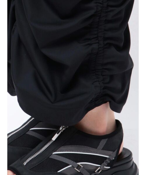 EMODA（エモダ）の「ギャザーストリングマキシスカート（スカート・レディース・ブラック/グレー/その他・FREE）」の6枚目の写真