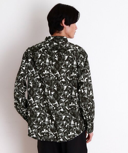 THE SHOP TK （ザ ショップ ティーケー ）の「ドライポリ長袖プリントシャツ（シャツ/ブラウス・メンズ・ホワイト系3/ブルー系その他4/ブラック系/ホワイト系5・04/03/02）」の10枚目の写真