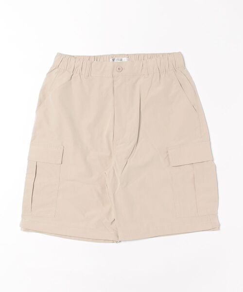 JEANS MATE(ジーンズメイト)の「【NEOSARTIC】【ハーフパンツとしても着用できる2WAY仕様】コンバーチブルワイドカーゴパンツ ギミックパンツ ストリート スケーター ユニセックス(カーゴパンツ・メンズ・ブラック/オフホワイト/カーキ・MEDIUM/LARGE/X-LARGE)」の19枚目の写真