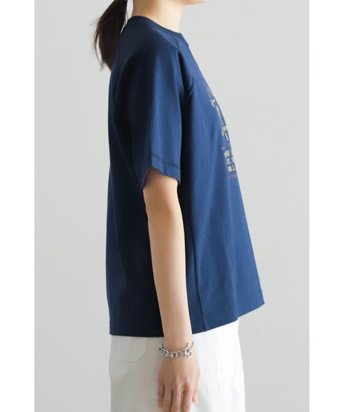 Blanc Blue Minuit ブランブルーミニュイ ミシガンコーヒーPT　クルーネックTEE 08-004-5-1 Blanc Blue Minuit ブランブルーミニュイ ミシガンコーヒーPT