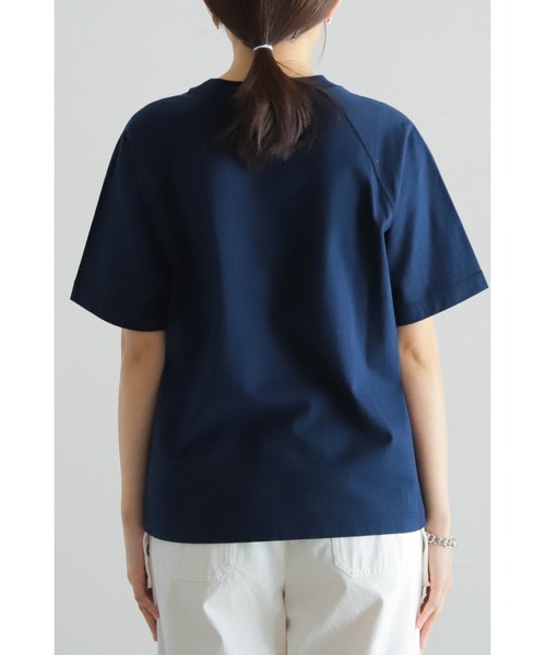 Blanc Blue Minuit ブランブルーミニュイ ミシガンコーヒーPT　クルーネックTEE 08-004-5-1 Blanc Blue Minuit ブランブルーミニュイ ミシガンコーヒーPT