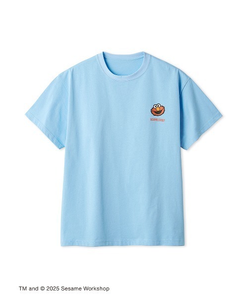 SESAME STREET(セサミストリート)の「【UNISEX】キャラクターアートTシャツ(ELMO&FRIENDS)(Tシャツ/カットソー・レディース・ホワイト/スカイブルー・MEDIUM/LARGE)」の19枚目の写真