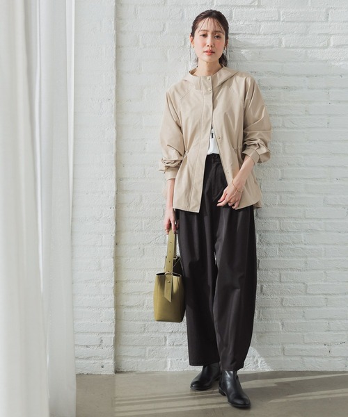 GLOBAL WORK(グローバルワーク)の「撥水軽やかマンパ/243794(マウンテンパーカー・レディース・ベージュ/ネイビー/アイボリー/カーキ・LARGE/MEDIUM)」の12枚目の写真