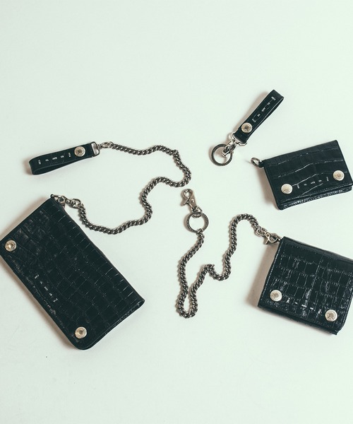 CRIMIE（クライミー）の「LEATHER KEY HOLDER（キーケース/キーアクセサリー・メンズ・ブラック×シルバー・ONE SIZE）」の3枚目の写真