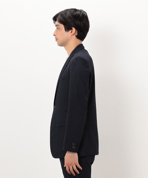 COMME CA ISM（コムサイズム）の「【セットアップ対応】３Ｄエアートリコット ジャケット（テーラードジャケット・メンズ・ブラック/ネイビー・SMALL/MEDIUM/LARGE/X-LARGE）」の5枚目の写真