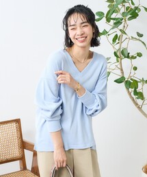 アーミーフライス VネックロンT/無地 リブVネックロンT