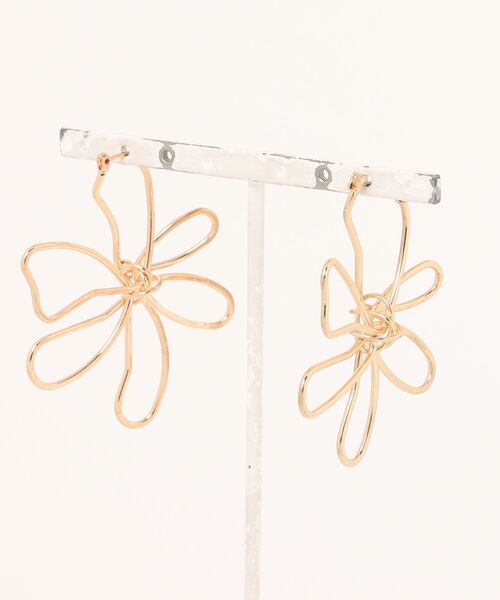 Burner(バーナー)の「【OKUOKU 0909】フラワー シンプル デザイン 両耳ピアス oku-pierce-724969757453-4【RBTS】(ピアス(両耳用)・レディース・シルバー/ゴールド/ゴールド系その他/シルバー系その他・FREE)」の13枚目の写真