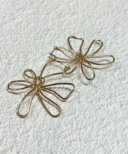 Burner(バーナー)の「【OKUOKU 0909】フラワー シンプル デザイン 両耳ピアス oku-pierce-724969757453-4【RBTS】(ピアス(両耳用)・レディース・シルバー/ゴールド/ゴールド系その他/シルバー系その他・FREE)」の21枚目の写真