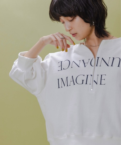 値下げ❤️【新品未使用】Eimee law 定価19.580円 デザインフーディ トップス Eimee Law│Eimee Law & LHELBIE