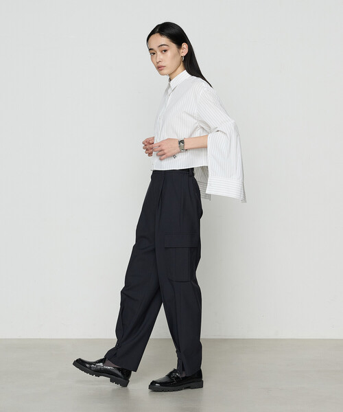 COMME CA（コムサ）の「【セットアップ対応】T／W2WAYストレッチ ストレッチ カーゴパンツ（カーゴパンツ・レディース・ネイビー/トップグレー・7号/9号/11号）」の19枚目の写真