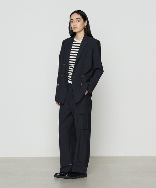 COMME CA（コムサ）の「【セットアップ対応】T／W2WAYストレッチ ストレッチ カーゴパンツ（カーゴパンツ・レディース・ネイビー/トップグレー・7号/9号/11号）」の22枚目の写真