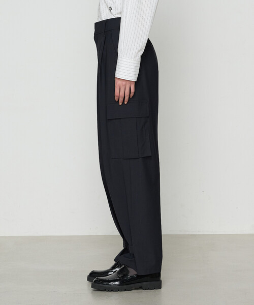 COMME CA（コムサ）の「【セットアップ対応】T／W2WAYストレッチ ストレッチ カーゴパンツ（カーゴパンツ・レディース・ネイビー/トップグレー・7号/9号/11号）」の10枚目の写真