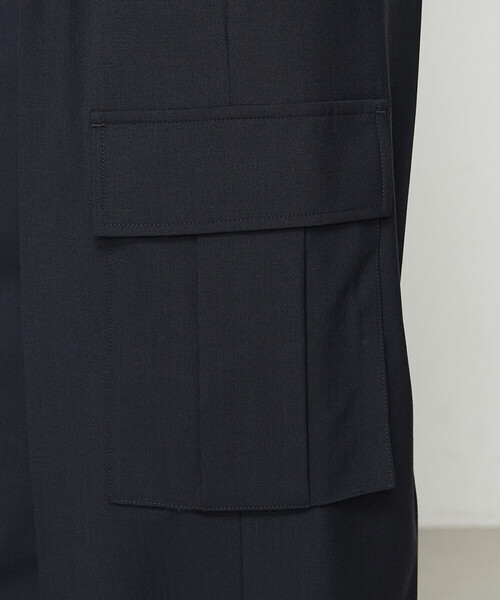 COMME CA（コムサ）の「【セットアップ対応】T／W2WAYストレッチ ストレッチ カーゴパンツ（カーゴパンツ・レディース・ネイビー/トップグレー・7号/9号/11号）」の3枚目の写真