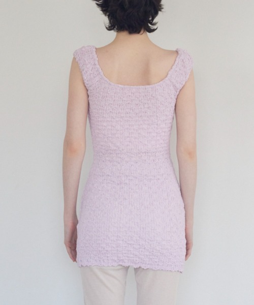 HONEY MI HONEY（ハニーミーハニー）の「swell cotton mini one-piece（ワンピース・レディース・ラベンダー/ホワイト/ブラック/ベージュ・FREE）」の15枚目の写真