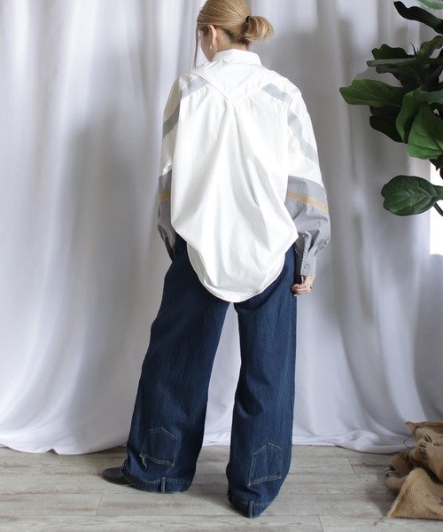 BITTOKO（ビットコ）の「裾ZIPデザインデニム（デニムパンツ・レディース・ブルー・MEDIUM/LARGE）」の12枚目の写真