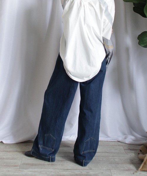 BITTOKO（ビットコ）の「裾ZIPデザインデニム（デニムパンツ・レディース・ブルー・MEDIUM/LARGE）」の15枚目の写真