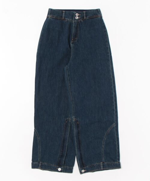BITTOKO（ビットコ）の「裾ZIPデザインデニム（デニムパンツ・レディース・ブルー・MEDIUM/LARGE）」の21枚目の写真