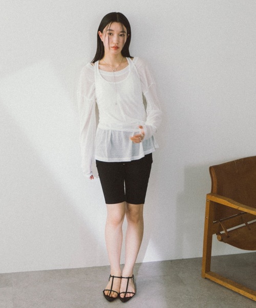 DRWCYS（ドロシーズ）の「コンフォートバイカーパンツ（その他パンツ・レディース・ブラック・SMALL/MEDIUM）」の4枚目の写真