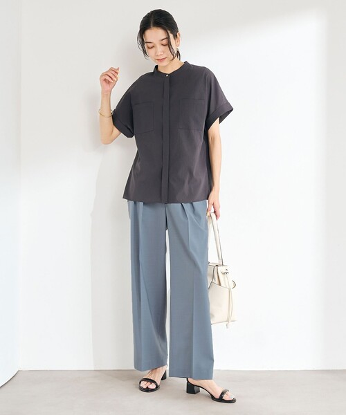 専用green label relaxing ジャケット40　ワイド パンツ38 green label relaxing パンツ タック ワイド -撥水- レディース