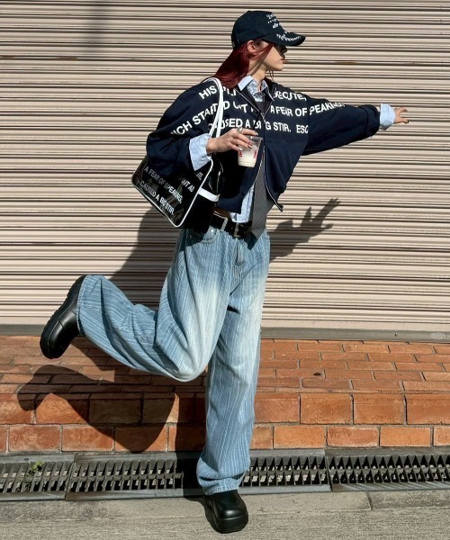 Chikashitsu +（チカシツプラス）の「【Chikashitsu +】wide stripe