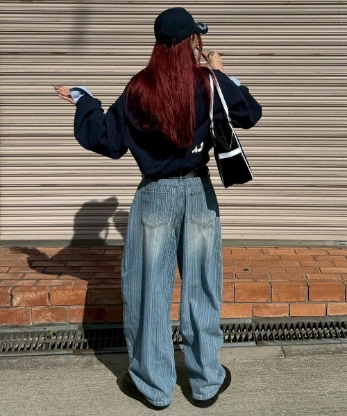 Chikashitsu +（チカシツプラス）の「【Chikashitsu +】wide stripe